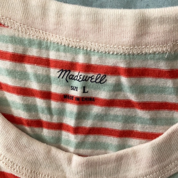 NWT Madewell Harley Stripe Muscle Tank Top - Picture 4 of 6